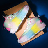 Customize Men Outdoor Sports Sneakers Breathable Blank Knitted Mesh Professional Women Basketball Shoes