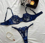 High Quality Elegant Lace Women Femme Sexy Lingerie Sets