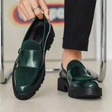 Classic Design Faux Suede Leather Dress Shoes Thick Sole Handsome Durable Double Monk Strap Shoes for Men