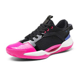 Latest Design Custom Professional Men Outdoor Sports Sneakers Blank Leather Mesh Women Boys Basketball Shoes