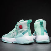 Professional Men Outdoor Sport Sneakers Breathable Blank Mesh High Top Women Basketball Shoes