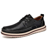 Retro Classic Genuine Oxford Leather Shoes Good Looking Gentlemen Footwear Sewing Fashion Men Dress Leather Shoes