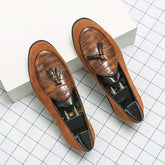Lightweight Summer Casual Slip on Durable Formal Tassel Loafer Shoes for Men