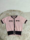 Classic Women's Clothing Knitted Tops for Women Popular Women's T-shirts