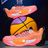 Logo Custom Multiple Colors Low Cut Court Basketball Shoes with Breathable Mesh Upper and Durable High Traction Rubber Outsole