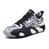 Customize Professional Men Outdoor Sports Sneakers Blank Leather Mesh Women Boys Basketball Shoes