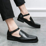 Summer Casual Dress Shoes Classic Design Cool Formal Slip on Comfortable Breathable Sandals Shoes for Men