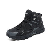 Professional Men Leather Waterproof Sports Hiking Shoes Anti-slip Safety Toe High Top Outdoor Boots for Women