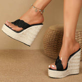 Comfortable Women's Wedge Platform Sandals for Casual Outdoor Wear