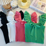 Women's Summer Sleeveless Candy Crop Top Women's Camisoles