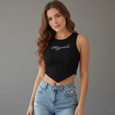 Fashionable Basic tank Top Knitted Camisole Best Sale Going Out Tops tank top with pad