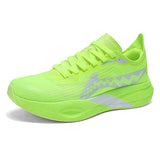 Summer Ultra Breathable Mesh Sports Shoes Energy Return Responsive Lightweight Sole Neon Running Sneakers