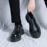 Latest Design Low Cut Thick Sole Good Looking Durable Brogue Dress Shoes+Slip on Fancy Men Formal Wedding Shoes