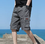 Men's Summer Loose-Fit Elastic Waist 5-Inch Sports Shorts Casual Trendy Outerwear Shorts