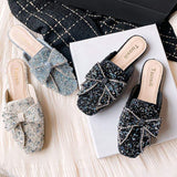 Elegant Designer Flats: Comfortable Bow Toe Women's and Ladies' Shoes