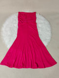 European American Cross-border Women's Autumn Winter Independent Station High Waist Slim Elastic Pleated Fish Tail Midi Skirt
