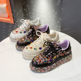 Chaussures De Sport Walking Casual Zapatillas Shoes Mujer Women's Fashion Sneakers