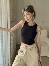 Bra Pad Basic tank Top Slim-fit Sleeveless Tops Versatile Going Out Tops