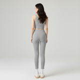High-Waisted Thermal Ribbed Knit Leggings