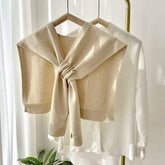 Soft Knitted Shawl Best Sale Women's Shawl Fashionable T-shirt Knitted Shawl