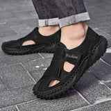Coolest Design Fashion Comfortable Pure Leather Sandals Summer Outdoor Men Casual Shoes Sandals