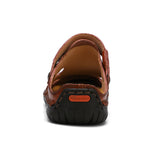 Genuine Leather Upper Cow Skin Casual Slippery Comfortable Breathable Men Sandals Shoes Leather