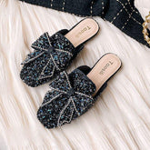 Elegant Designer Flats: Comfortable Bow Toe Women's and Ladies' Shoes