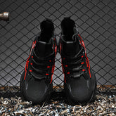 Ergonomic Cushioned Work Shoes Industrial Footwear Steel Toe Anti Impact Puncture Resistant High Top Safety Shoes