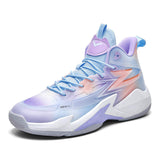 Customize Professional Men Outdoor Sports Sneakers Breathable Blank High Top Mesh Women Boys Basketball Shoes