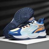 Professional Men Hollowed Sole Outdoor Sports Sneakers Breathable Blank Mesh Women Boys Basketball Shoes