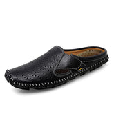 Summer Comfortable Casual Shoes Cool Experience Cowhide Material Good Quality Men Leather Sandals Shoes