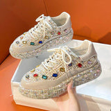 Chaussures De Sport Walking Casual Zapatillas Shoes Mujer Women's Fashion Sneakers