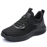 Mens Casual Walking Mesh Athletic Trainers Cushioned Responsive Midsole Flexible Running Shoes