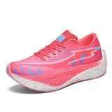 Glow in Dark Max Cushion Running Shoes for Men Breathable Thick Sole Athletic Sneakers Women Vibrant Colorful Walking Trainers