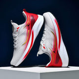 Men comfort Marathon Running Shoes with Breathable Mesh Upper and High Rebound Foam Cushioning