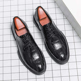Hot Selling Casual Formal PU Leather Shoes Classic Design Lace up Handsome Good Quality Men Wedding Dress Shoes
