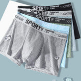 New Design Cool Ice Silk Mesh Breathable Men's Boxer Men Underwear Men's Briefs Boxers