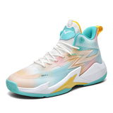Customize Professional Men Outdoor Sports Sneakers Breathable Blank High Top Mesh Women Boys Basketball Shoes