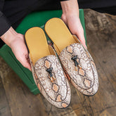 Summer Outdoor Casual Comfortable Slippers Hard Wearing Classic Easy Wear Handsome Tassel Half Loafers for Men