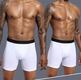 Soft Cotton Long Open Crotch Men's Underpant Men's Briefs Boxers Boy Underwear