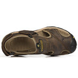 High Performance Good Quality Durable Summer Fashion Full Grain Genuine Leather Sandals for Men