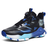 High Top Basketball Sneakers with Lacing Closure Breathable High Rebound Cushioning Durable Rubber Outsole