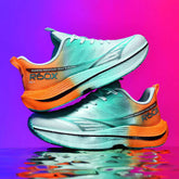 Ultra Flexible Gym Sports Shoes with Gradient Color Design Ventilated Upper Durable Rubber for Outdoor Indoor