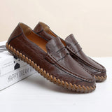 Latest Design Moccasins Walking Casual Loafers Comfortable Cook Original Genuine Leather Shoes for Men