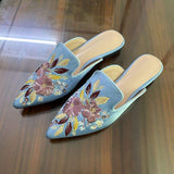 Women's Elegant Slip-on Pointed Toe Loafers - Comfortable Casual Flat Office Shoes