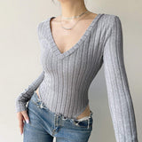 Slim-fit Bodysuit Knitted One-piece Vest Best Sale Crotch Top