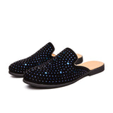 Classic Design Fashion Men Half Shoes Slip on Dress Shoes Casual Half Loafers Men