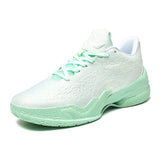 Low Cut Asymmetrical Dual Tone Basketball Sneakers with Breathable Mesh and Responsive EVA Foam Cushioning High Traction Outsole