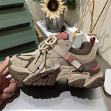 Spring New Thick Sole Platform Casual Running Shoe Chunky Women Sneakers