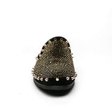 Half Casual Designers Men Slide Slippers Dress Shoes Quality Rivet Upper Mules for Men